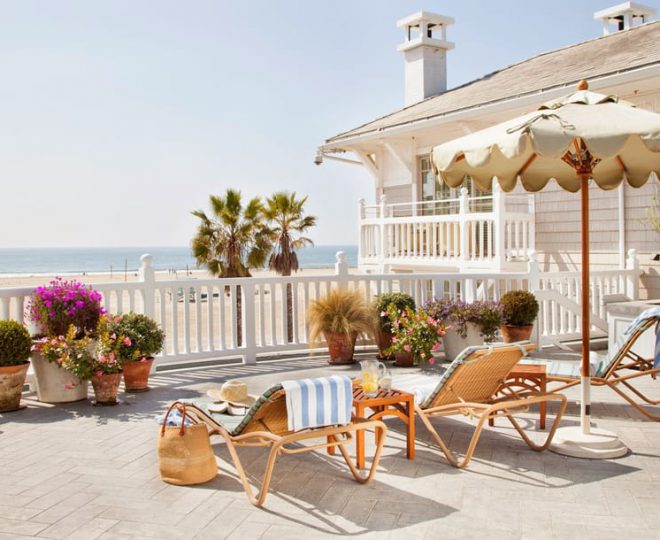 Beachfront with chairs