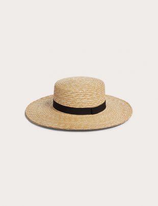 Straw Boater Hat