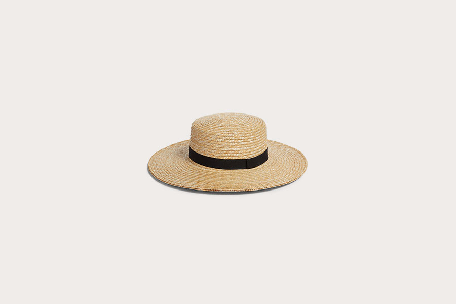 Straw Boater Hat