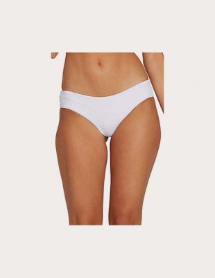 Seamless white bikini bottom from Volcom